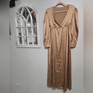 Bronze Floor-length Dress